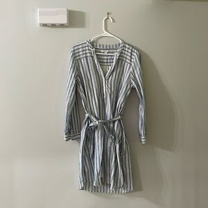 J. Crew striped shirt dress